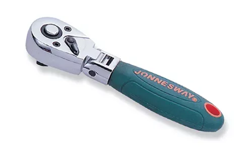 Трещотка короткая с шарниром 36 зубцов 1/4"DR 125мм R4202 Jonnesway 48439 купить в Кургане
