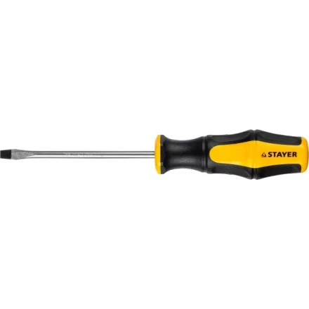 Отвертка STAYER &quot;MASTER&quot; &quot;HERCULES&quot;, Сr-V, противоскользящая рукоятка, SL5,0x100мм 25051-05-10_z02 купить в Кургане