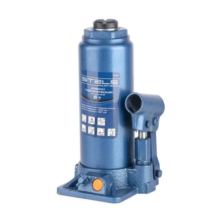 Домкрат гидравлический бутылочный 8 т h подъема 230–457 мм STELS 51104 купить в Кургане
