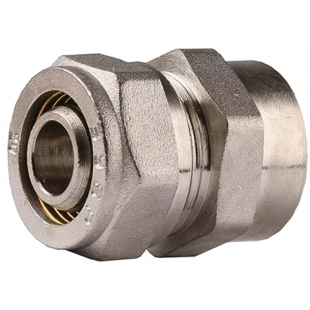 Соединитель ЗУБР с внутренней резьбой, цанга-гайка, 1/2&quot;х20х2,0 мм, никель 51402-20-1/2 купить в Кургане