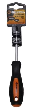 Отвёртка крестовая PZ1 80 мм Вихрь купить в Кургане