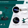 KG-1000 цельнометаллическая газовая горелка с пъезоподжигом, на баллон с цанговым соединением, 1450°C 55514 купить в Кургане