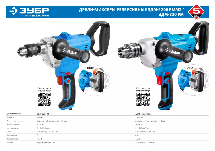 Дрель-миксер ЗДМ-1200 РММ2 серия ПРОФЕССИОНАЛ купить в Кургане