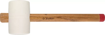 Киянка ЗУБР &quot;МАСТЕР&quot; резиновая белая, с деревянной рукояткой, 0,9кг 20511-900_z01 купить в Кургане