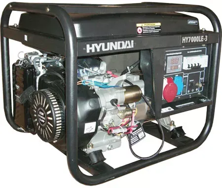 Бензогенератор Hyundai HY 7000LE-3 купить в Кургане