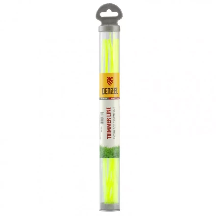 Леска для триммера круглая нарезанная 2,4 мм х 30 см 20 шт тубус Flex cord Denzel 96105 купить в Кургане