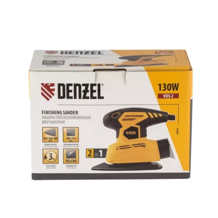 Шлифмашина плоскошлифовальная VDS-2 вибрационная Denzel 27614 купить в Кургане