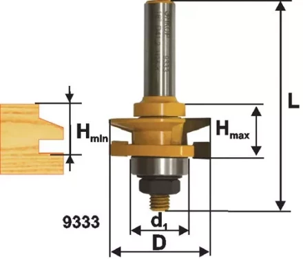 Фреза комб рамочная ф413х26мм хв 12мм 9333 купить в Кургане