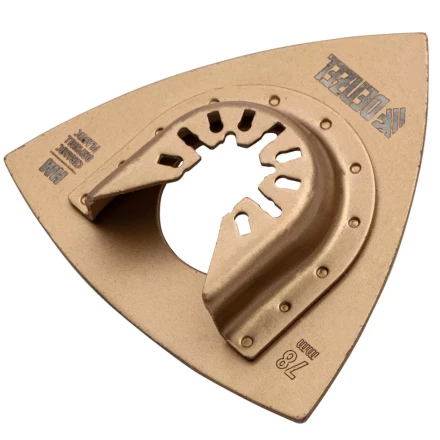 Насадка для МФИ шлифовальная дельтавидная Denzel 782323, HM, по плитке и дереву, 78 мм купить в Кургане