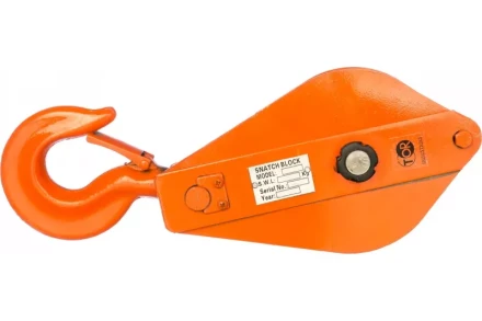 Блок монтажный однорольный с  крюком TOR HQG(L) K1-1,0 т с откидной щекой (S) 1048598 купить в Кургане