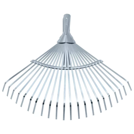 Грабли веерные стальные Palisad, 300 - 480 мм, 22 плоских зуба, оцинкованные,раздвижные, без черенка, 617675 купить в Кургане