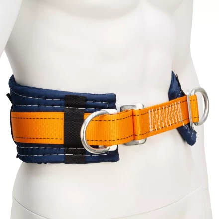 Удерживающая привязь безлямочная Сибртех 89505, модель УП I, прошитый высокий кушак купить в Кургане