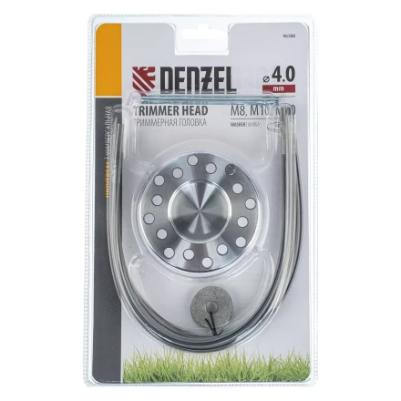 Головка триммерная универсальная Denzel 96388, шайба М8,М10,М20 купить в Кургане