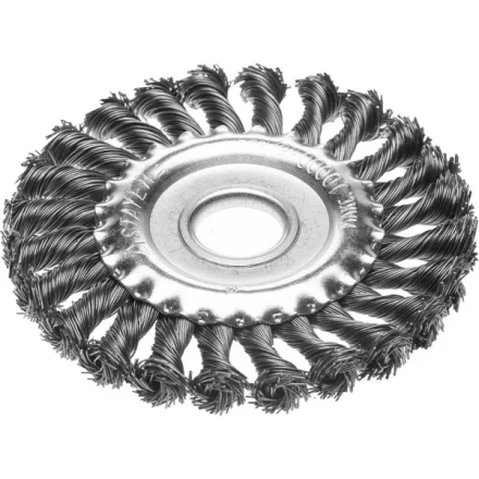 STAYER &quot;PROFESSIONAL&quot;. Щетка дисковая для УШМ, жгутированная стальная проволока 0,5мм, 150ммх22мм 35120-150 купить в Кургане