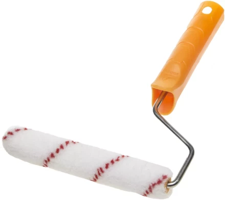 Мини-валик NYLON ПОЛИАМИД малярный в сборе, ворс 10мм, бюгель 6мм, 15х160мм, STAYER Master 03-0506-16_z01 купить в Кургане