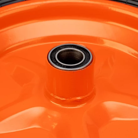 Колесо пневматическое усиленное Palisad 69081, шина 8PR, 4.00-8 D400 мм, внутренний диаметр подшипника 20 мм, длина оси 90 мм купить в Кургане