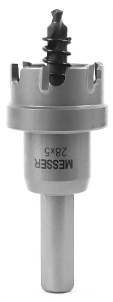 ТСТ коронка MESSER 28X5 с центрирующим сверлом и толкающей пружиной купить в Кургане