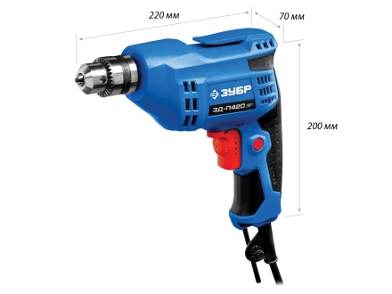 Дрель реверсивная ЗД-П420 ЭР серия ПРОФЕССИОНАЛ купить в Кургане
