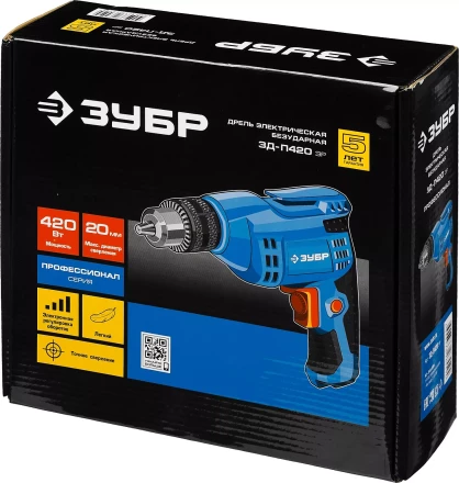 Дрель реверсивная ЗД-П420 ЭР серия ПРОФЕССИОНАЛ купить в Кургане