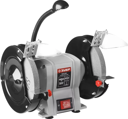 Станок точильный увеличенная мощность + лампа подсветки ЗТШМ-200-450 серия МАСТЕР купить в Кургане