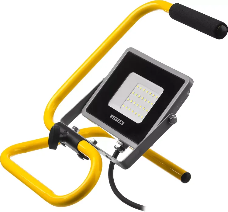 Прожектор LEDPro светодиодный, STAYER Profi 57135-30, переносной с подставкой, 30Вт 57135-30 купить в Кургане
