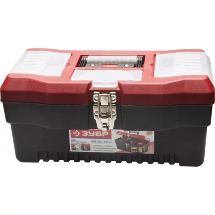 Ящик ЗУБР &quot;МАСТЕР&quot; пластмассовый для инструмента, 40,6x22,5x20,2см, 16&quot; 38322_z01 купить в Кургане