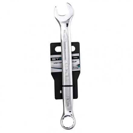 Ключ комбинированный 18 мм CrV антислип Stels 15255 купить в Кургане