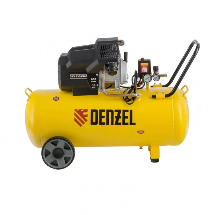 Компрессор воздушный Denzel DKV2200/100 Х-PRO 58079 купить в Кургане