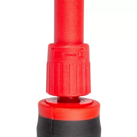 Диэлектрическая динамометрическая отвертка VDE КВТ НИО-3309 со сменными битами SLIM, 9 шт. (78279) купить в Кургане