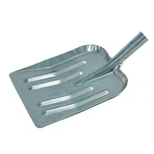 Лопата снеговая 380 х 370 мм без черенка стальная эмалированная СИБРТЕХ Россия 61531 купить в Кургане