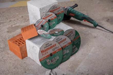 Круг отрезной HAMMER 125х1.6х22 упак. 25 шт. купить в Кургане