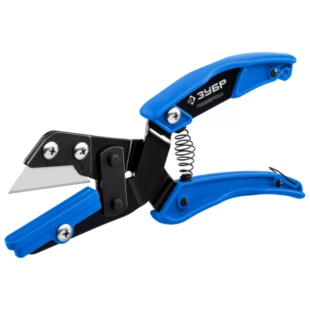 ЗУБР Универсал, для пластмассовых и резиновых профилей, угловые ножницы со сменным трапециевидным лезвием, Профессионал (23371) купить в Кургане