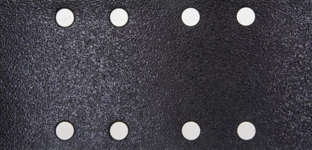 Лист шлиф. универсал. URAGAN &quot;Оптимален для мягких пород дерева&quot; 8 отверстий по линии для ПШМ, P120, 80х166мм, 50шт 907-21101-120-50 купить в Кургане