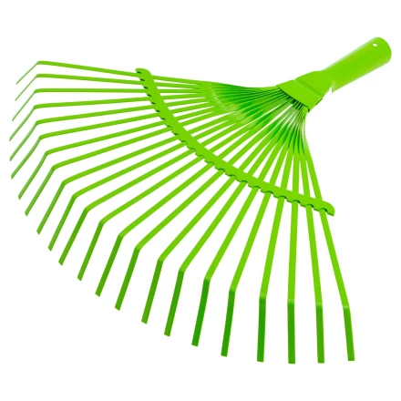 Грабли веерные стальные Palisad, 425 мм, 22 плоских зуба, эмалированные, без черенка, 617705 купить в Кургане