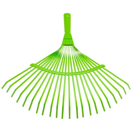 Грабли веерные стальные Palisad, 425 мм, 22 плоских зуба, эмалированные, без черенка, 617705 купить в Кургане