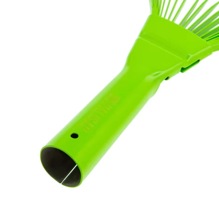 Грабли веерные стальные Palisad, 425 мм, 22 плоских зуба, эмалированные, без черенка, 617705 купить в Кургане