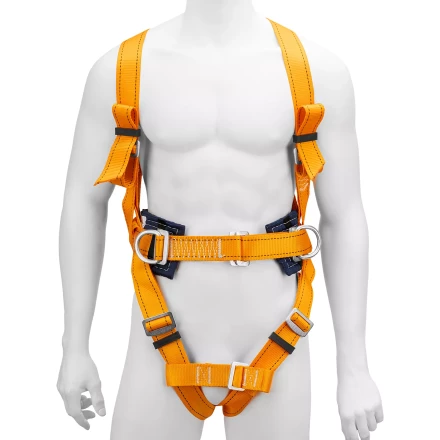 Удерживающе-страховочная привязь Сибртех 89507, модель УСП II, наплечные и набедренные лямки, высокий кушак купить в Кургане