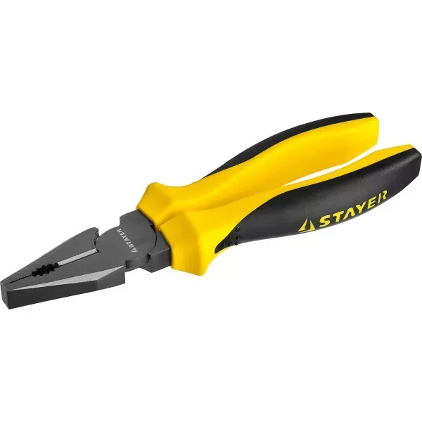 Плоскогубцы комбинированные STAYER "PROTech", эксцентриковое расположение шарнира, 200мм 22027-1-20_z02 купить в Кургане