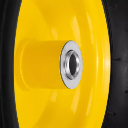 Колесо пневматическое Denzel 15/6.00-6, D 370 мм, подш. внут. диам. 16 мм, длина оси 100 мм 68998 купить в Кургане