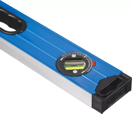 Уровень СИБИН коробчатый усиленный, утолщенный профиль, 2 фрезерованные поверхности, 3 противоударных ампулы (1 поворотная на 360 град), с ручками, 1 34609-120 купить в Кургане