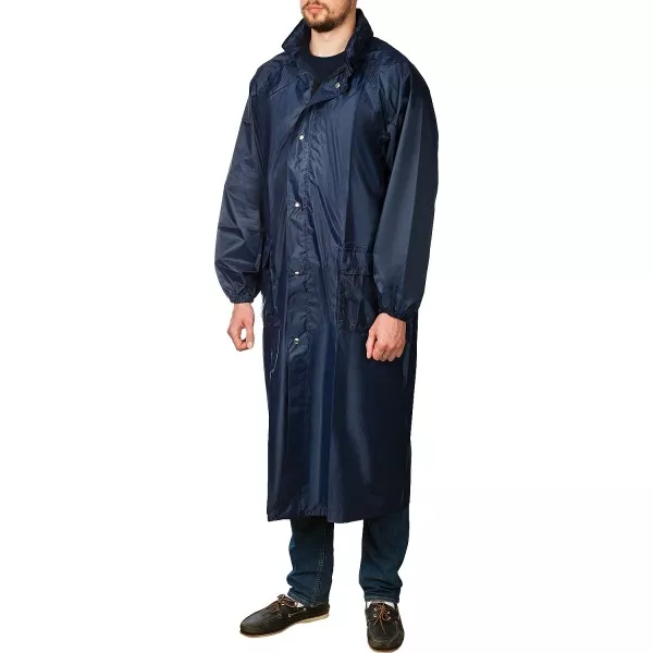 Плащ-дождевик STAYER 11612-52, нейлоновый на молнии, синий цвет, размер 52-54 11612-52 купить в Кургане