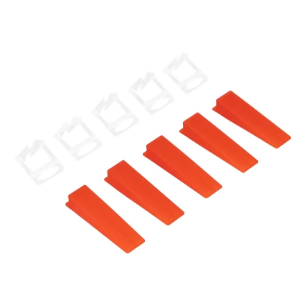 Комплект зажим + клин для системы выравнивания плитки СВП Ворота XL, 200/100 шт. в пакете Matrix 88125 купить в Кургане