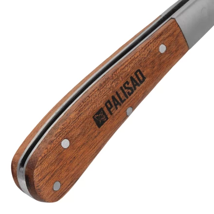 Нож садовый складной Palisad, прямое лезвие, 173 мм, деревянная рукоятка, 790038 купить в Кургане