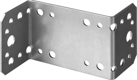 Крепежный угол ЗУБР &quot;МАСТЕР&quot; Z-образный, 65х90х45мм, 50шт 310145-090 купить в Кургане