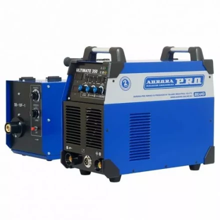 Инверторный сварочный полуавтомат ULTIMATE 350 IGBT с горелкой  подающий закрытый SB-10F пакет проводов  НАКС 2 штки Aurora-Pro купить в Кургане