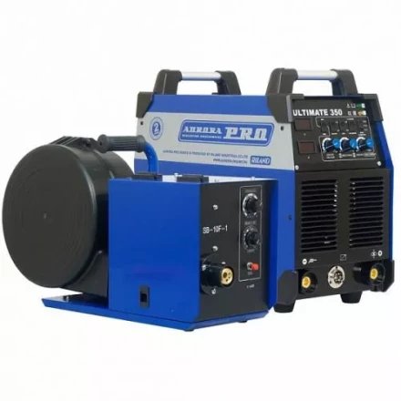 Инверторный сварочный полуавтомат ULTIMATE 350 IGBT с горелкой  подающий закрытый SB-10F пакет проводов  НАКС 2 штки Aurora-Pro купить в Кургане