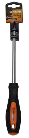 Отвёртка крестовая PZ3 150 мм Вихрь купить в Кургане