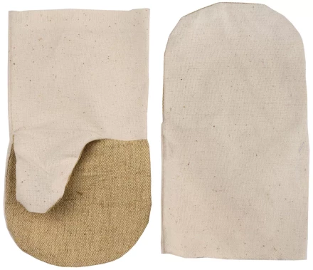 Рукавицы хлопчатобумажные с брезентовым наладонником, XL 11421 купить в Кургане