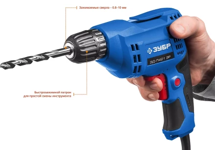 Дрель реверсивная ЗД-П421 ЭР серия ПРОФЕССИОНАЛ купить в Кургане