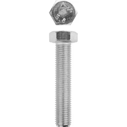 Болт ЗУБР &quot;МАСТЕР&quot; с шестигранной головкой, ГОСТ 7798-70, класс прочности 5.8, оцинкованный, M16x80мм, 5кг 303080-16-080 купить в Кургане